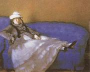 Edouard Manet Madame Manet on a Divan oil painting on canvas